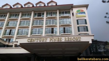 Pengalaman Tidur Di Hotel Century Pines Resort Gambar hadapan perkarangan hotel Century Pines Resort Cameron Highlands Pahang Malaysia