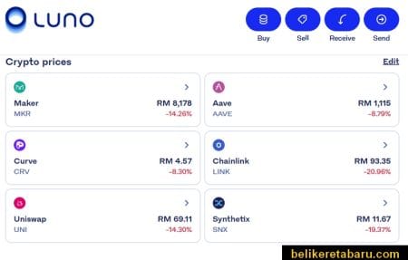 Panduan lengkap bagaimana cara guna Luno Malaysia
