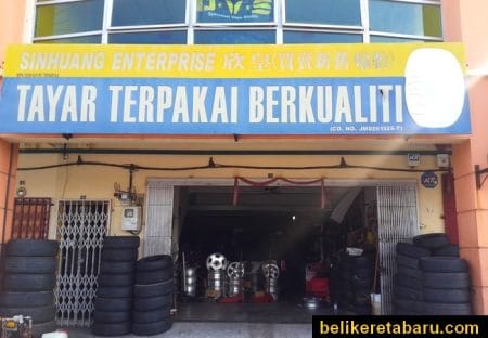 Kedai menjual tayar kereta second hand