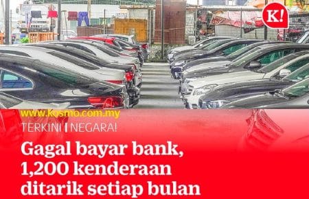 Kereta kena tarik sebab gagal bayar bank