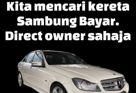 Mencari kereta sambung bayar direct owner untuk dibuat kereta sewa