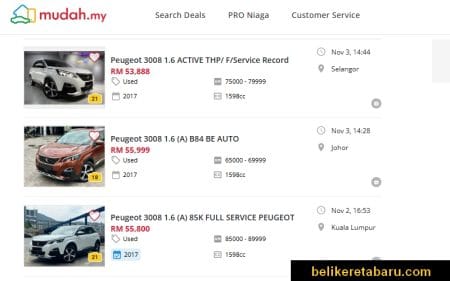 Cari Kereta Terpakai Murah Di Mudah.my