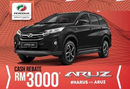 Contoh iklan promosi diskaun rebate akhir tahun kereta baru Perodua