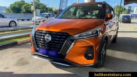 Gambar hadapan kereta Nissan Kicks