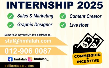 Internship Marketing Jual Kereta Di HM Falah 2025