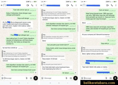 Bayar Bil Perubatan Hospital Paling Murah Pesakit kanser ovari mahu langgan pelan perlindungan bil perubatan hospital dari We Kongsi