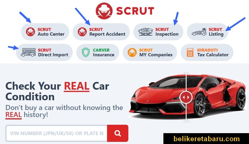 Semak rekod claim insurans kenderaan di SCRUT