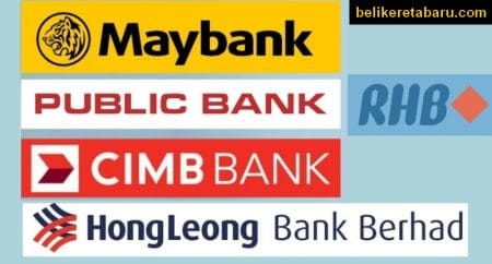 Senarai Bank Mudah Lulus Loan Kereta