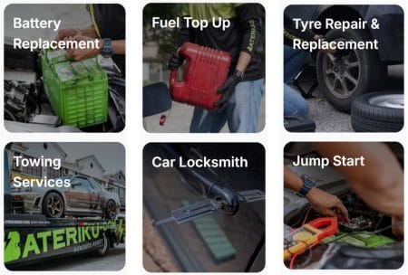 Runner Untuk Kereta Dan Motor Senarai servis runner untuk pengguna di jalan raya