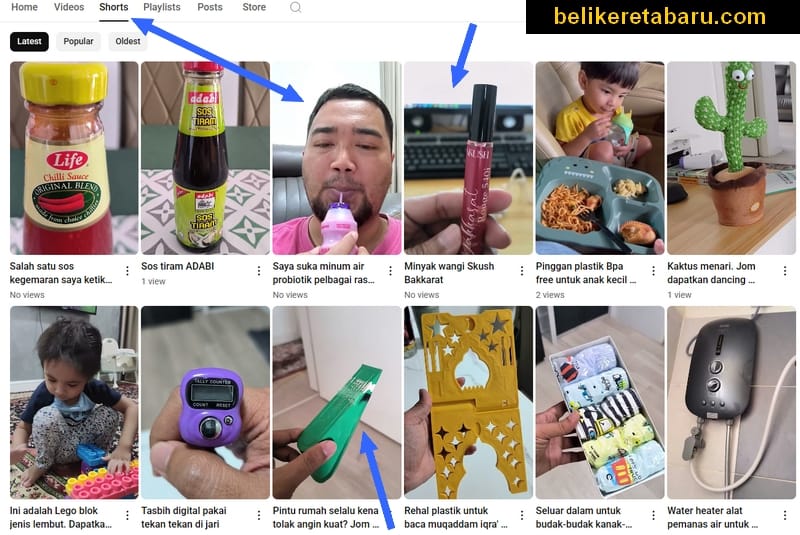 Mudahnya buat duit online dengan affiliate YouTube Shopee