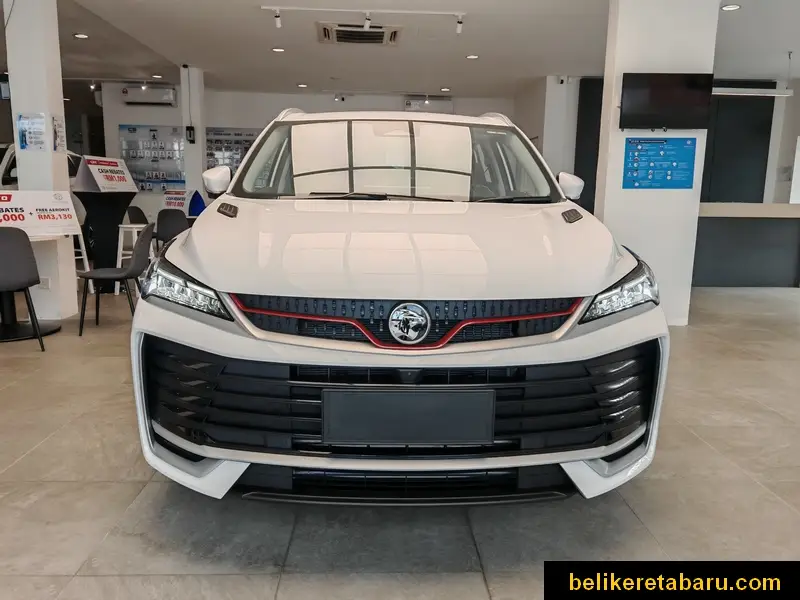 Gambar depan kereta Proton X50 2025