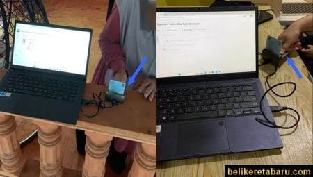 Runner scan cap jari thumb print untuk tukar hak milik kenderaan