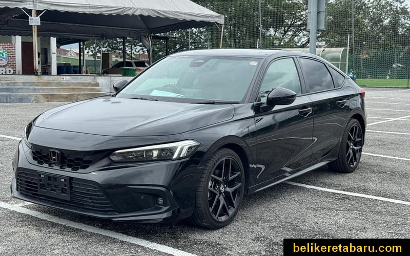 Kereta import terpakai recond Honda Civic EX FL1 warna hitam
