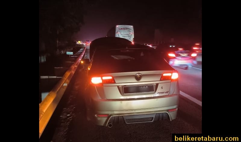 Hubungi insurans kereta untuk towing jika rosak di tepi jalan highway